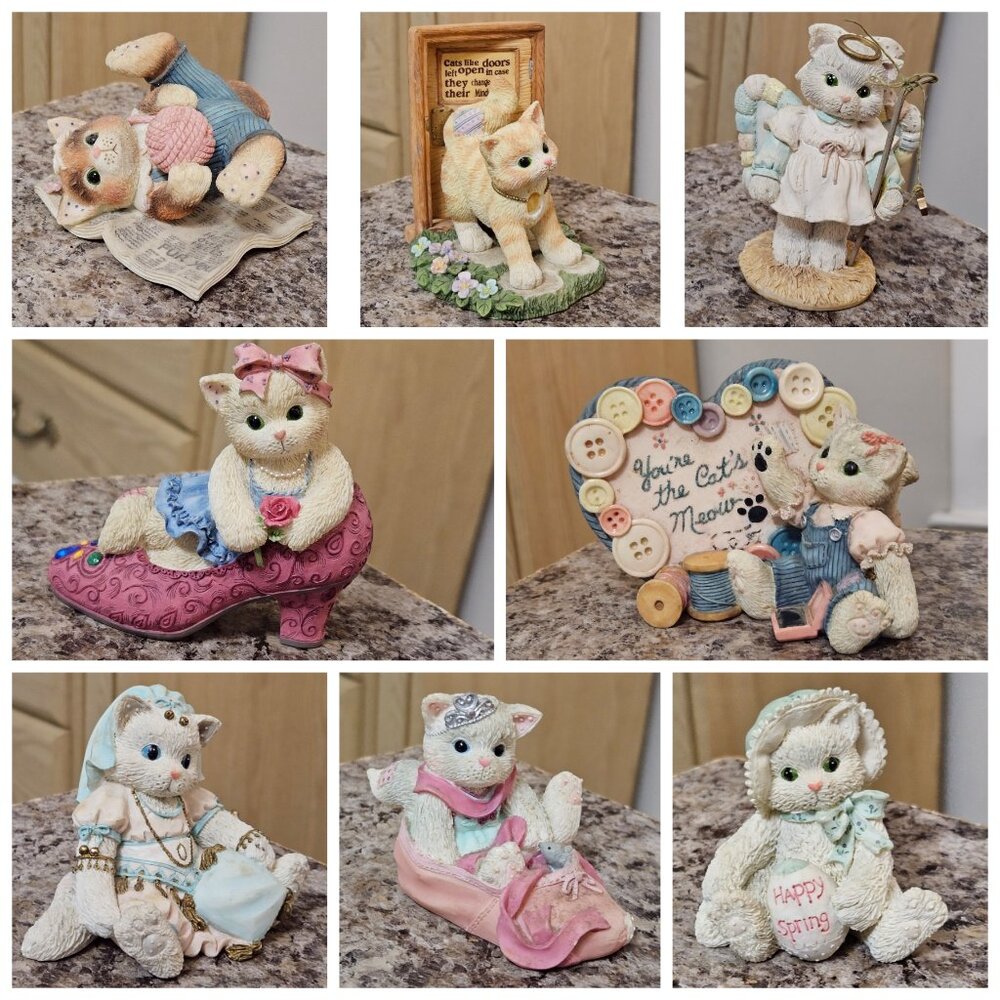 Vintage Calico Kittens Calico Cats Figurines by Priscilla Hillman - You Choose!